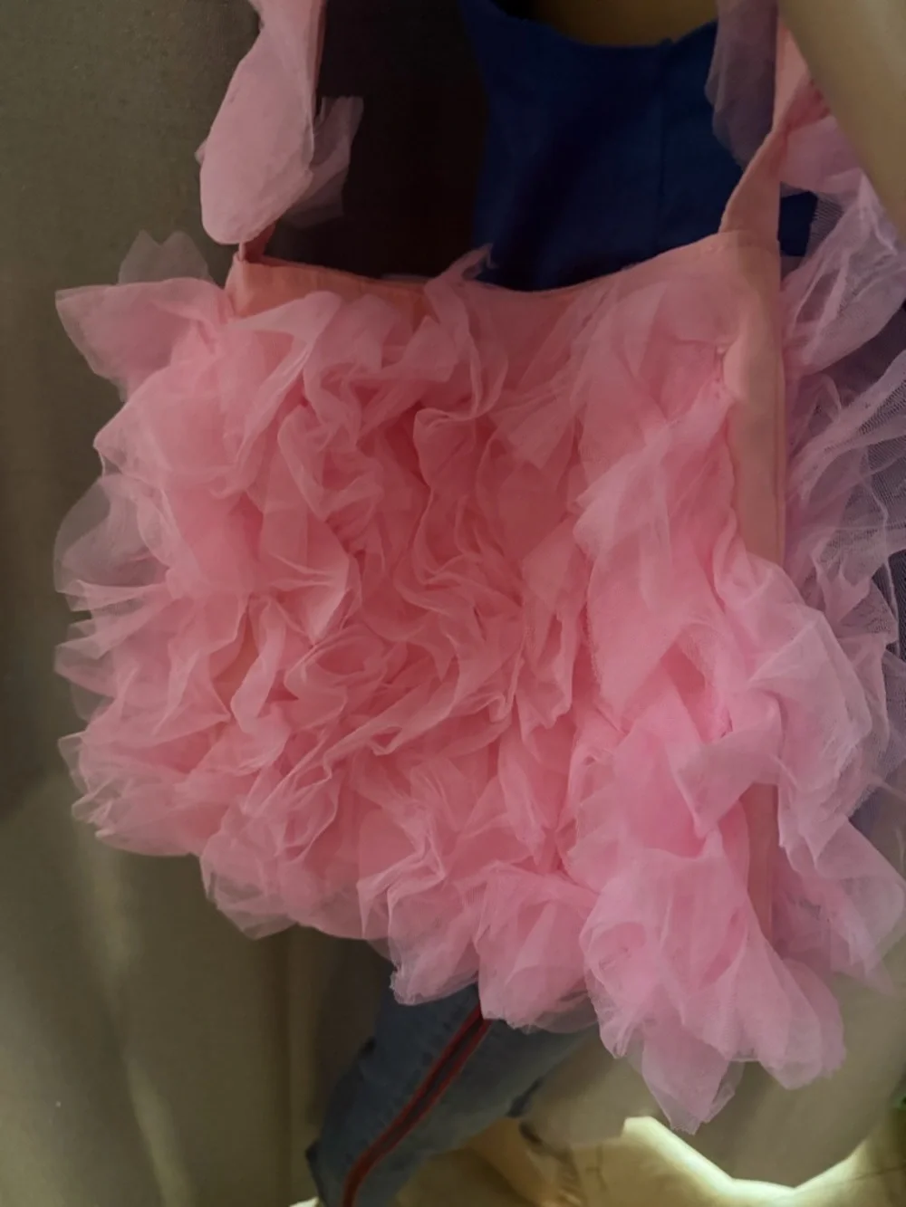 PINK RUFFLE MINI BAG - Picture 2 of 6